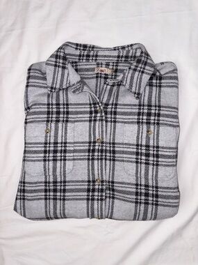 🔥 FAHERTY Legend Sweater Shirt | Snowonder Plaid | Women’s Large
